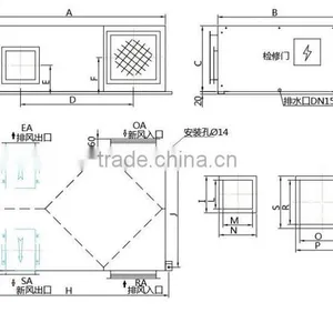 Air to Air Heat Exchanger for Air Heat Exchanger With Outdoor Telecom Cabinet thumbnail-3