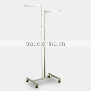 Metal Display Standing 2 Way Clothing Rack thumbnail-6