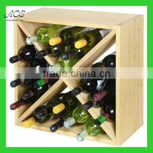Wooden Wine Bottle Crates Wooden Wine Box Wooden Wine Bottle Holder thumbnail-1