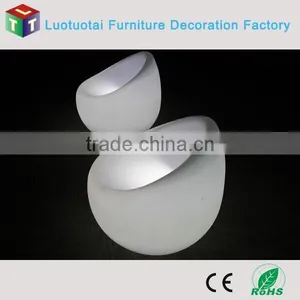 Modern Hotel Nightclub Bar Illuminated LED Sofa LED Chair thumbnail-1