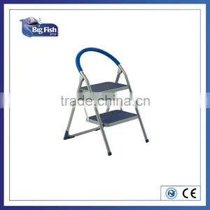 Compact Household Various Aluminum & Steel & ABS Plastic 2 Tiers Folding Steps Platform Ladders thumbnail-1