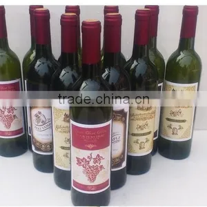 Red Wine Glass Bottle Colorful Glass Bottle thumbnail-1