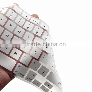 Hot Sales Waterproof Soft Silicone Keyboard Covers Protective Skin for Macbook Air& Pro 13'' thumbnail-4