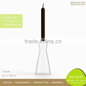 Wholesale Cheap Tall Glass Candle Holders thumbnail-2