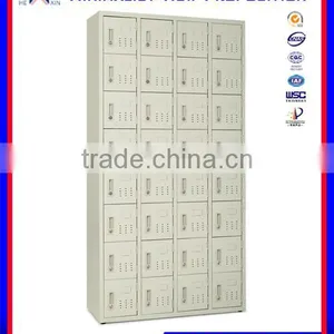 Steel Metal 32 Doors Locker Metal Wardrobe Storage Locker Staff Lockers thumbnail-1
