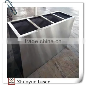 Hot Saled Stainless Steel Flower Pot/ Rectangular Planter Box for Garden thumbnail-1