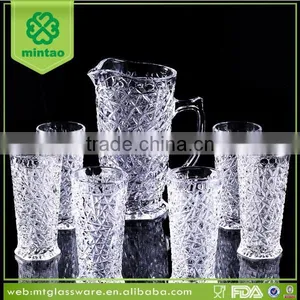 Best Quality Drinking Water Glass Set Water Pitcher Sets thumbnail-2