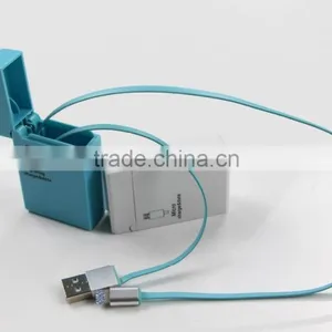 Custom Lighter Retractable USB Charger Cable,Micro USB Data/Sync Cable for Samsung,Huawei,HTC Etc thumbnail-4