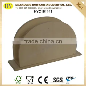 Custom Cheap Natural Unfinished Wooden Napkin Holder thumbnail-1