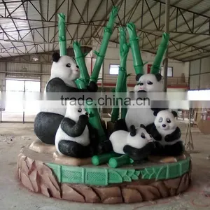Fiberglass Panda Mascot Sculpture thumbnail-3