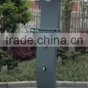 Wicker Rattan Garden Shower thumbnail-1