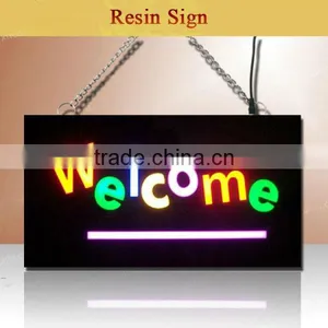 Customized Open Flash Led Sign for Advertising and Promotion . Led Resin Sign / Led Open Sign thumbnail-6