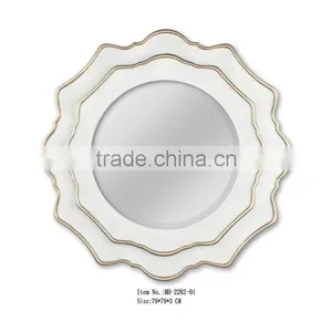 Float Shape Pink Decorative Wall Mirror MH-2282-03 thumbnail-2