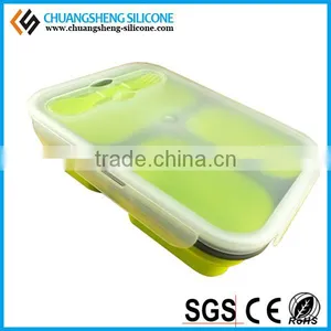 FDA Silicone Lunch Case, Food Container, Silicone Gift thumbnail-6