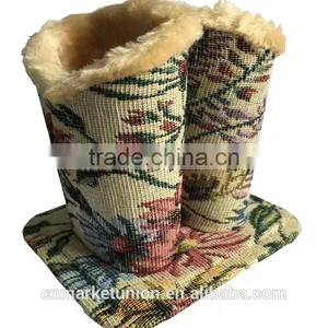 Double Head Fabric Eyeglass Holders, Jacquard Fabric Eyeglass Holder,suede Fabric Eyeglasses Holder thumbnail-4