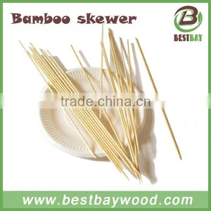 Rotating Bbq Skewer/ Factory Directly Manufacturing Disposable Bbq Bamboo Skewers thumbnail-6
