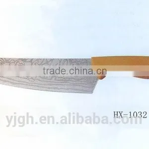 HX-1032 Luxury Deco Blade Comfortable Grip Handle 8" Chef Knife thumbnail-1
