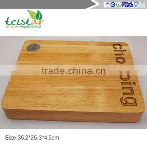 Chopping Board Super Thick Acacia Wood Chopping Block, Family Kitchen Chopping Board thumbnail-1