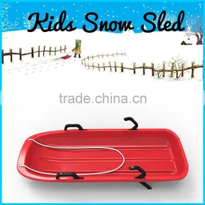 Downhill Thunder Kid's / Toddler Winter Toboggan Snow Sled 48-inch Plastic Snow Racer Sled thumbnail-1