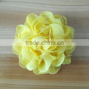 Chiffon and Mesh Flower Clip for Kids Hair Accessories for Baby Girl thumbnail-5