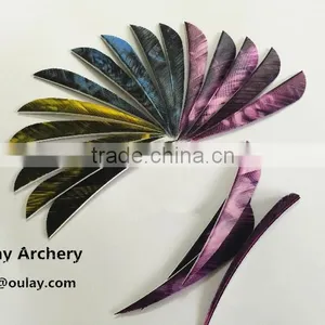 Parabolic Right Wing New Real Camo Archery Fletchings Wholesale For Compound Bows thumbnail-1