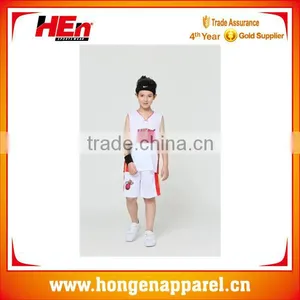 Wholesale Sportswear Cheap Basketball Jersey Customize Logo Print Jersey Basketball Reversible Youth Basketball Uniforms thumbnail-1