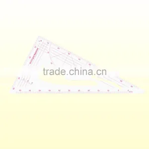 Kearing High Quality Plastic Scale Rulers With Goniometer 1:3 &1:5 Sanwich Line Ruler for Fashion Design#8535 thumbnail-1