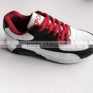 Rubber Soles Sport Shoes Running With Genuine Leather for Male, Men Action Sport Shoes Training Good Quality, Men Running Shoes thumbnail-1