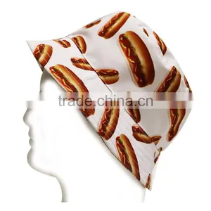 High Profile Popular Mesh Bucket Hat With String thumbnail-2
