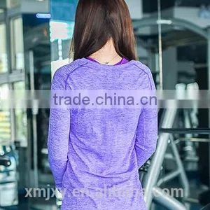 Cheap Long Sleeve Sport Gym t Shirt Women thumbnail-6