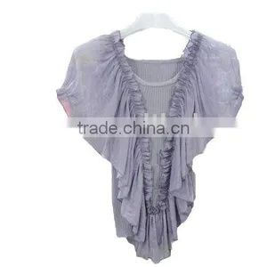 Lady's Summer Fashion Sweater With Trim thumbnail-1