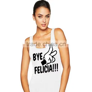 Fashion 100% Cotton Custom Screen Printed New Design Burnout Tank Top thumbnail-5