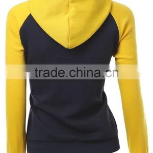 Plain Womens Pullover Hoodie/Ladies Fleece Sweatshirt Hoody/Woman Coat and Jacket thumbnail-2