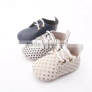 2017 Handmade Infant Leather Baby Oxford Shoes thumbnail-2