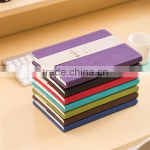 A5 Softcover Busniess Notebook PU Section Sawing Binding Planner for Gift Customizable Logo thumbnail-4