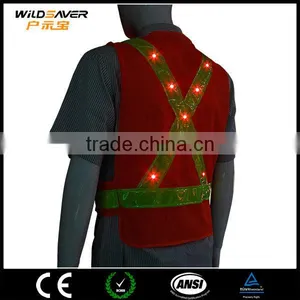 Hi Vis Led Fluorescent Clothing/child Safety Vest thumbnail-3