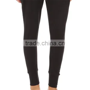 OEM Soft Lounge Ribbed Waist Tapered Leg Imperial Harem Pants Black thumbnail-3