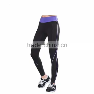 Hot Sale Yoga Fitness Activewear Blank Breathable Leggings For Girls thumbnail-3
