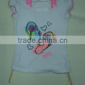 SHINNY POPULAR GIRL T-SHIRT WITH NEW DESIGN IN 2014 thumbnail-3