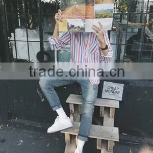 Stripes Men's Long Sleeve Shirt thumbnail-2