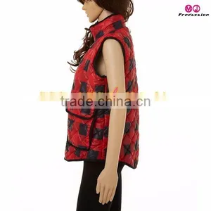 FACTORY Wholesale Quilted Buffalo Vest thumbnail-5