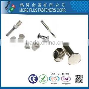 Taiwan Stainless Steel Excellent in Asia Tableware Chicago Screws Male and Female Rivet thumbnail-4