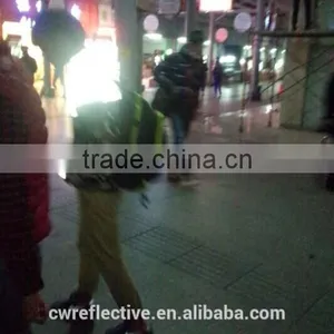 Black High Visibility Reflective Safety Vest thumbnail-4