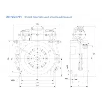 32 Poles Gearless Traction Machine 5000kg Shaft Load , 1.75m/s WWTY thumbnail-2