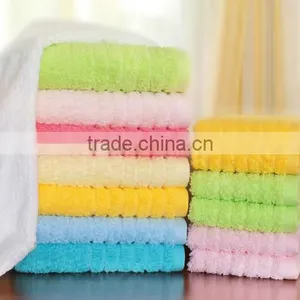 Solid Color Stripe Dobby Border Luxury Towel Set thumbnail-1