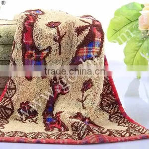 Good Quality 100% Cotton Yarn Dyed Jarquard Baby Hand Towel thumbnail-2