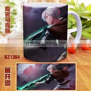 Good Quality Online Game League of Legends Color Printed Ceramic Mug Nime Cup thumbnail-2