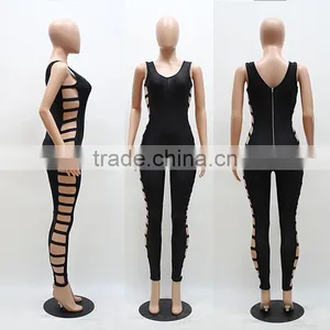 Onen Sexy Black Dress Women Overalls Trousers thumbnail-2