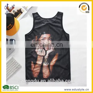 OEM/ODM Service Offer Sublimated Printing Men's Tank Top/running Singlet thumbnail-3