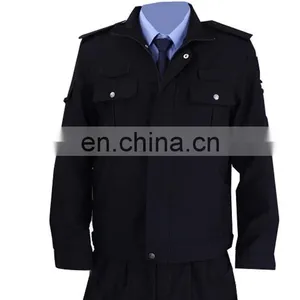 High Quality Black Color Security Guard Uniform/ Customize Guard Staff Uniform thumbnail-3
